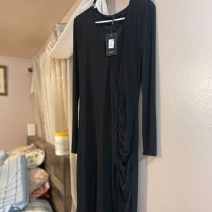 Black long dress size XL